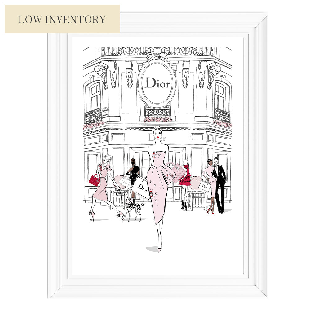 Fashion Doors - Dior | Megan Hess