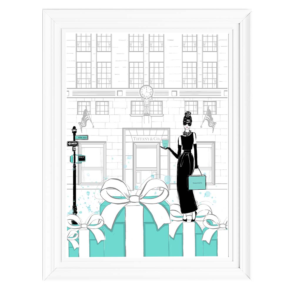 Audrey - Breakfast At Tiffany's | Megan Hess